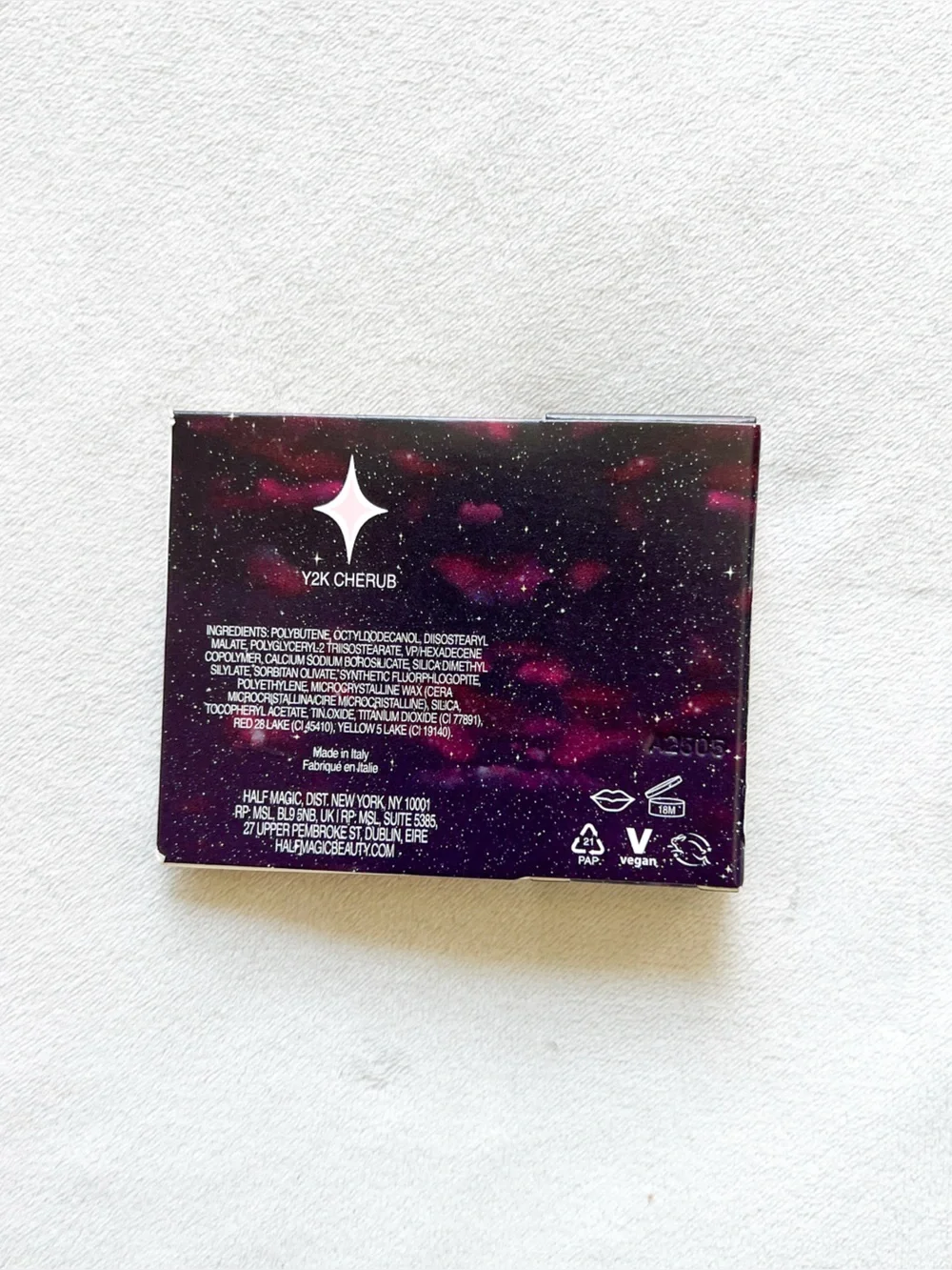 HALF MAGIC Magic-Drip Glitter Lip Gloss — Y2K Cherub Pink